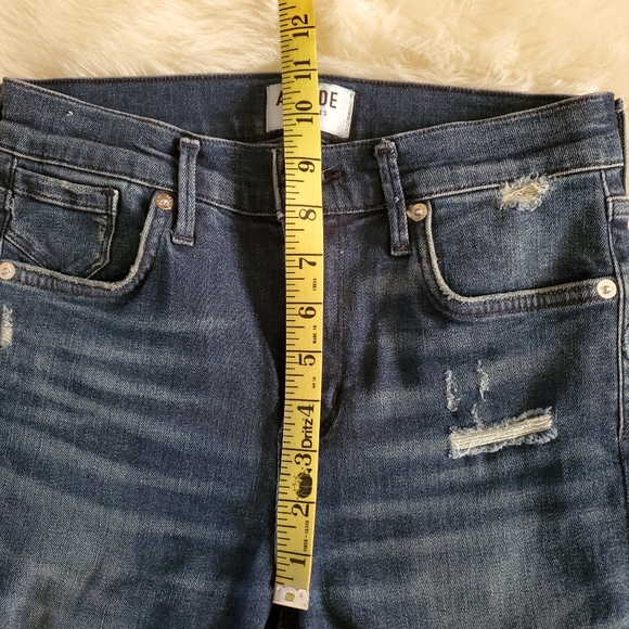 AGOLDE Sophie Skinny Jeans in Dare Wash Ripped Distressed Size 26 - Picture 14 of 15